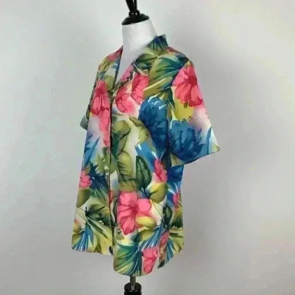 Maggie sweet Hawaiian aloha woman’s top size large - Picture 3 of 9